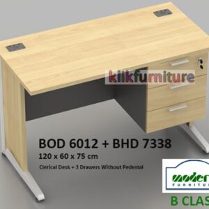 Meja Kantor Modera BOD-6012 + Laci BHD 7338