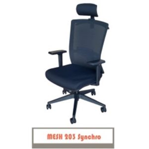 Kursi Kantor Carrera type mesh 203 synchro